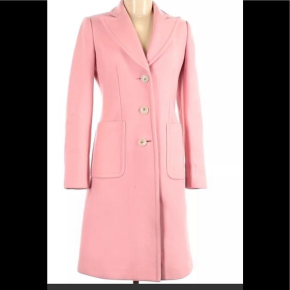 Banana Republic Jackets & Blazers - Banana Republic long wool coat with floral lining